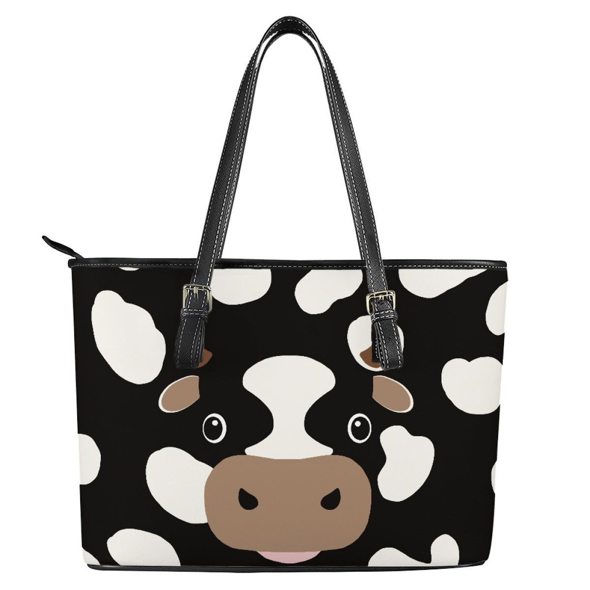 Wholesale Cow Pattern Women's PU Handbags
